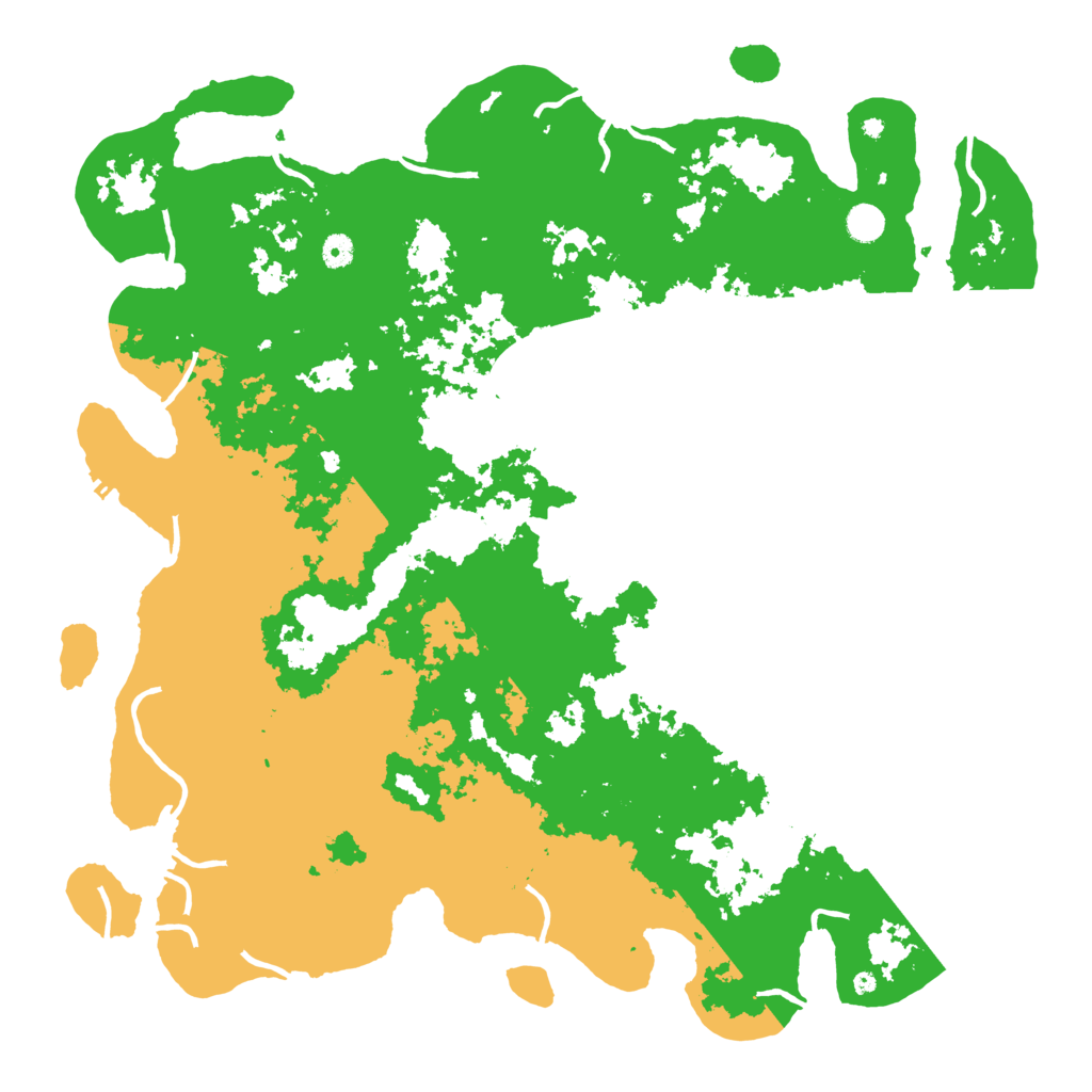 Biome Rust Map: Procedural Map, Size: 5000, Seed: 1055193655