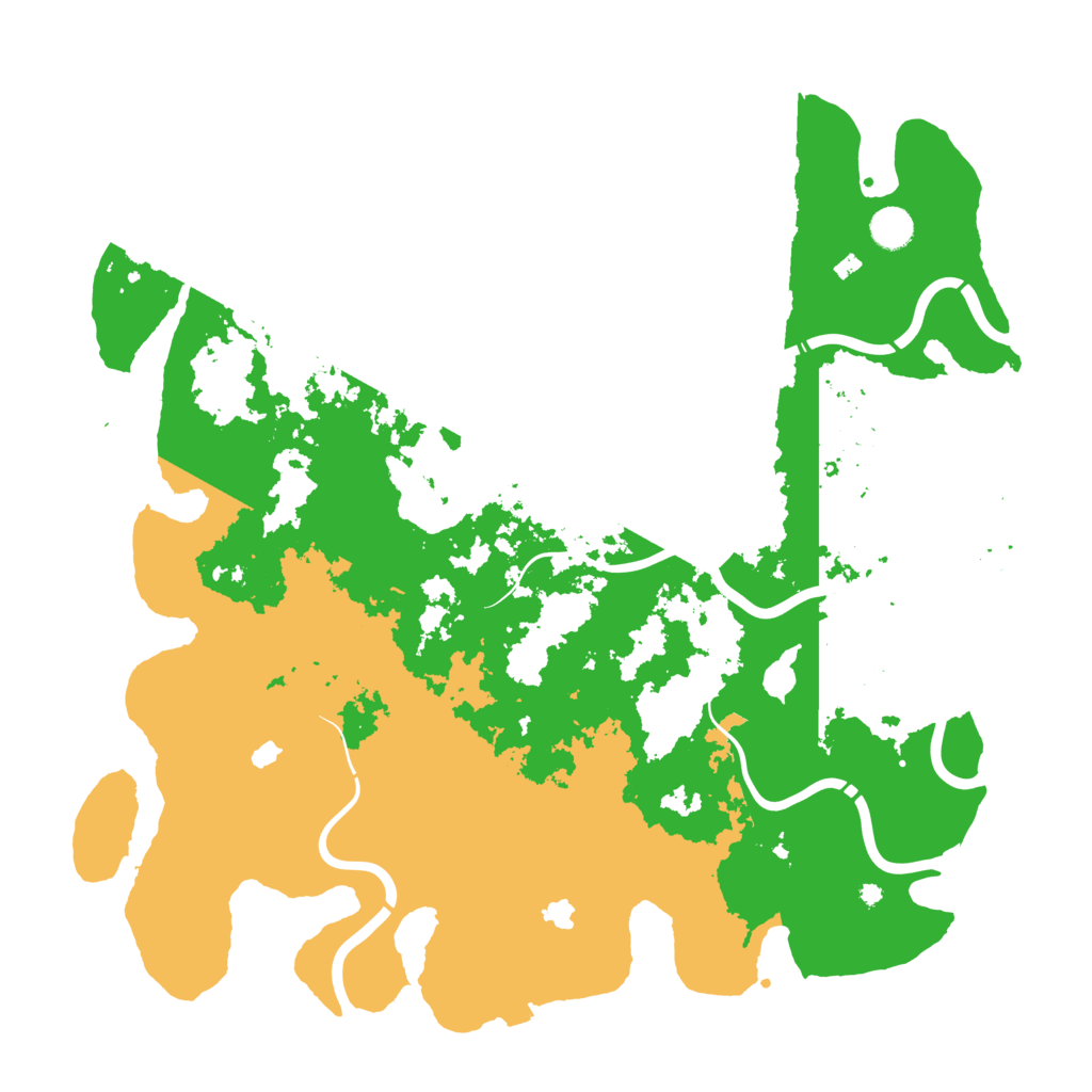 Biome Rust Map: Procedural Map, Size: 4500, Seed: 5052022
