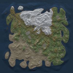 Thumbnail Rust Map: Procedural Map, Size: 4500, Seed: 5052022, 18 Monuments