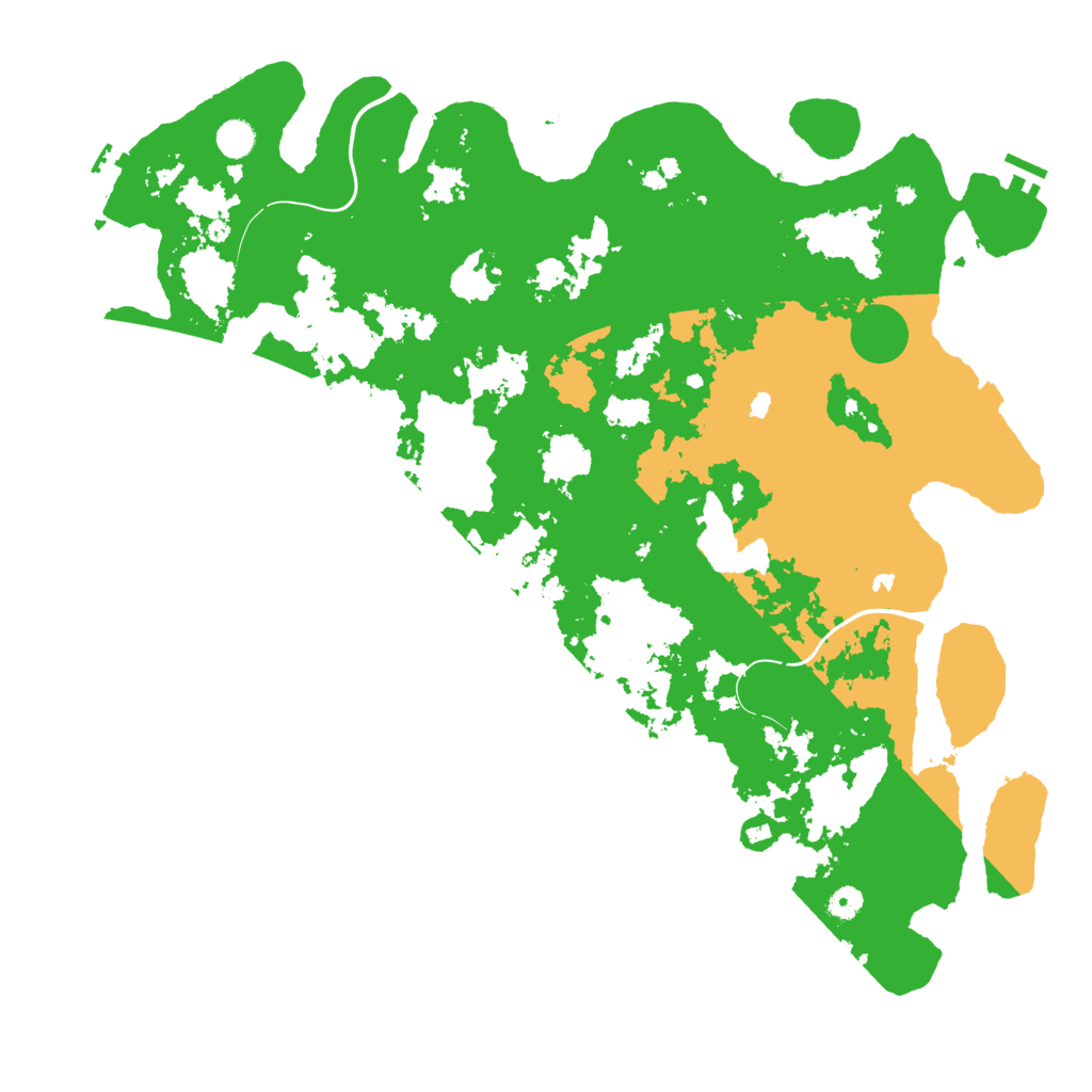 Biome Rust Map: Procedural Map, Size: 5000, Seed: 127483965