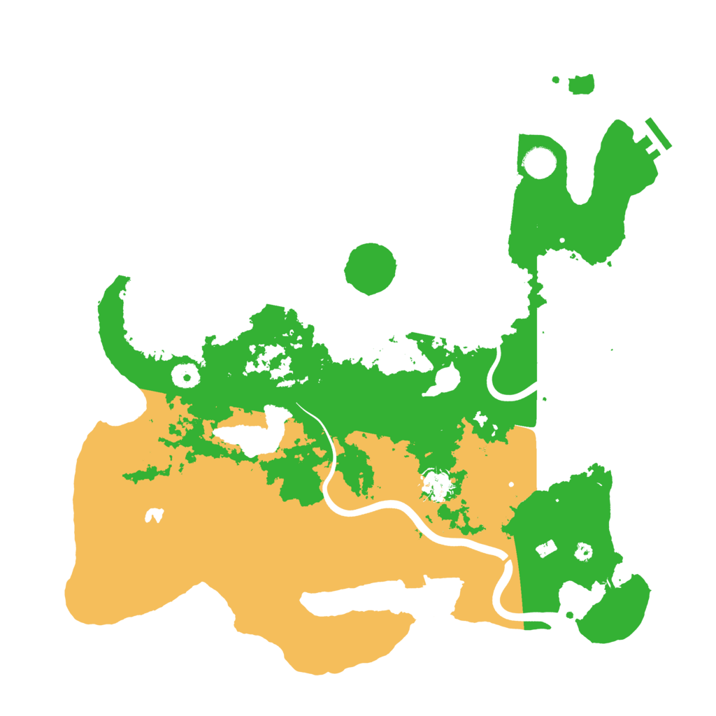 Biome Rust Map: Procedural Map, Size: 4000, Seed: 3487952