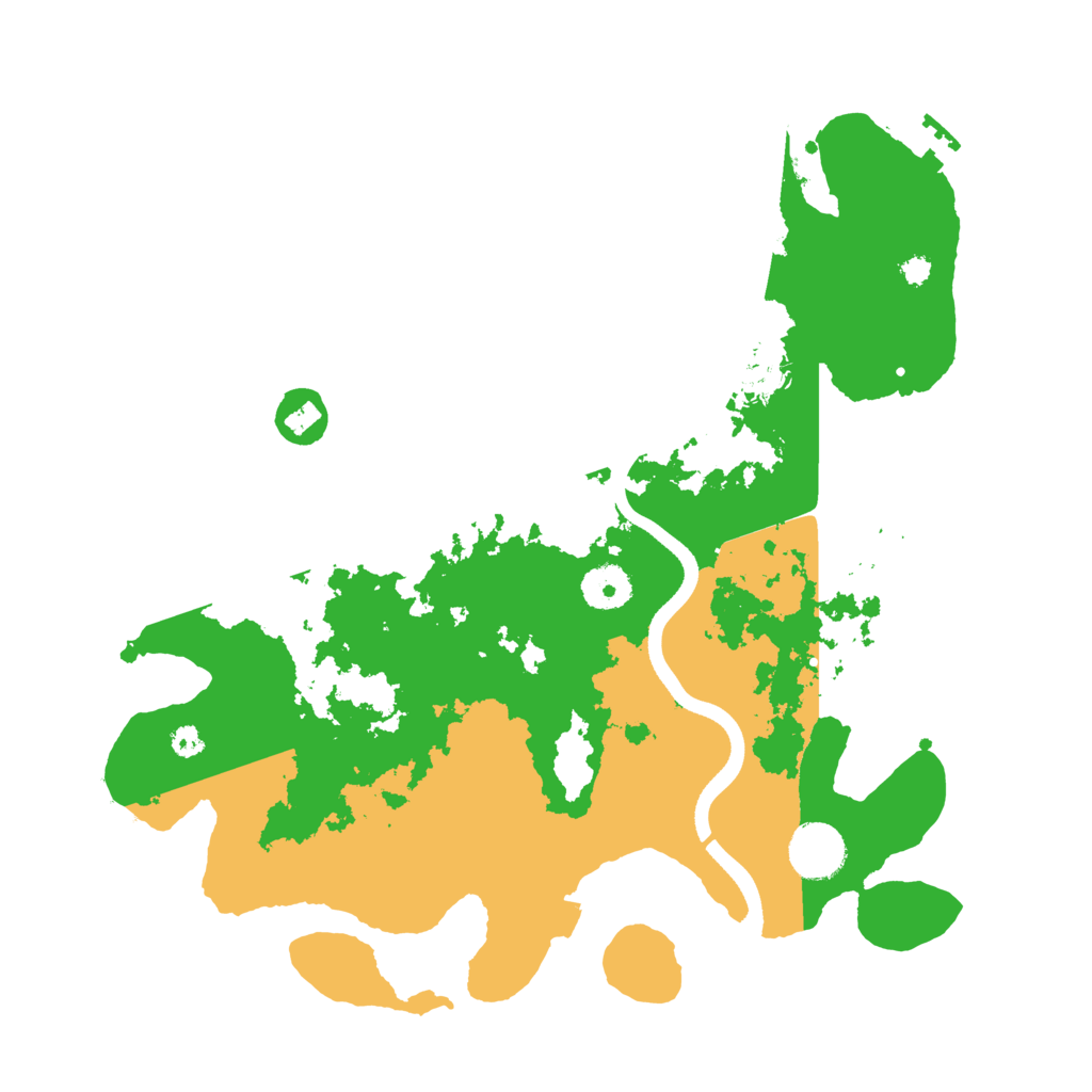 Biome Rust Map: Procedural Map, Size: 3500, Seed: 1096510705