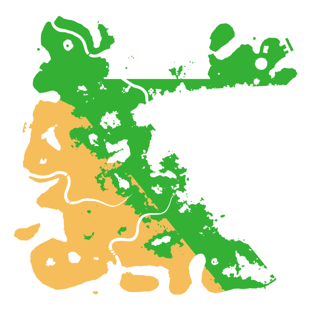 Biome Rust Map: Procedural Map, Size: 4601, Seed: 1337