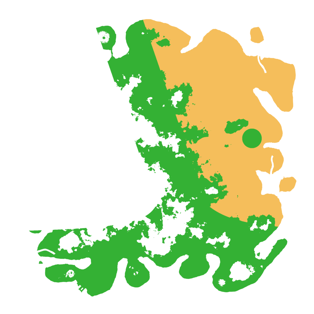 Biome Rust Map: Procedural Map, Size: 4250, Seed: 1281091156