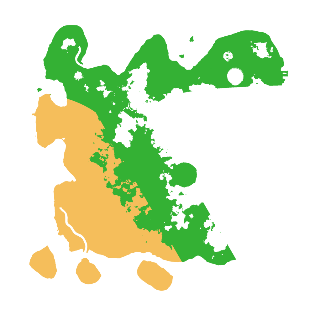 Biome Rust Map: Procedural Map, Size: 3500, Seed: 244912953
