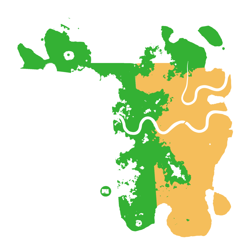 Biome Rust Map: Procedural Map, Size: 3854, Seed: 100
