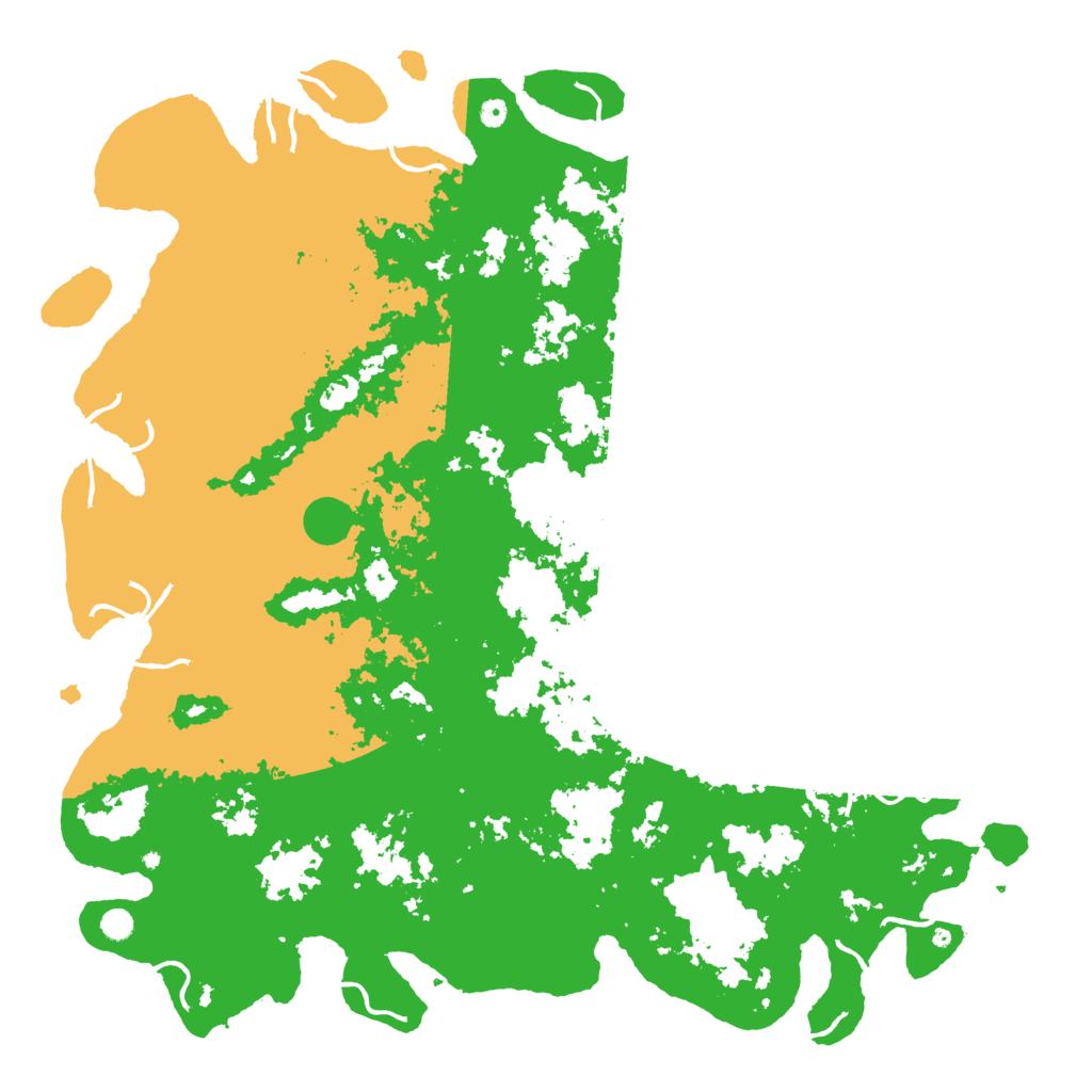 Biome Rust Map: Procedural Map, Size: 6000, Seed: 6732