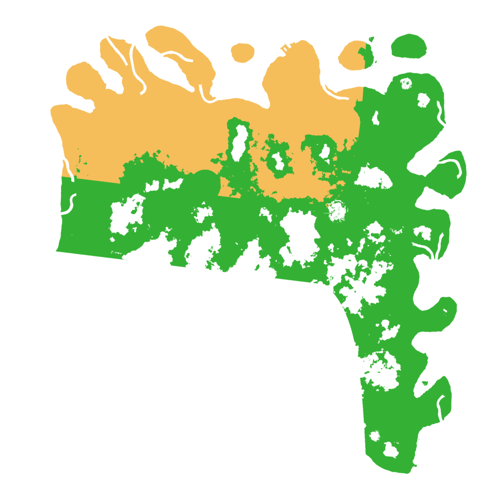 Biome Rust Map: Procedural Map, Size: 4500, Seed: 200868