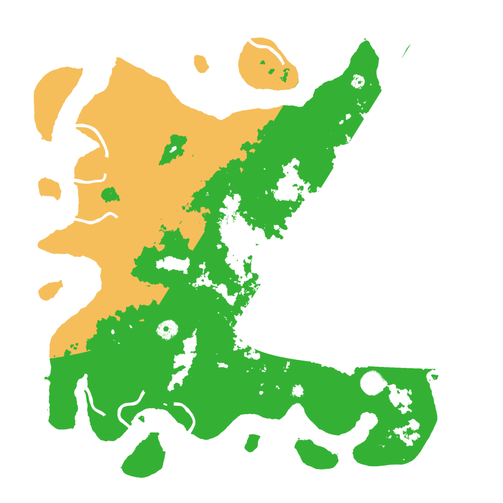 Biome Rust Map: Procedural Map, Size: 3800, Seed: 16614