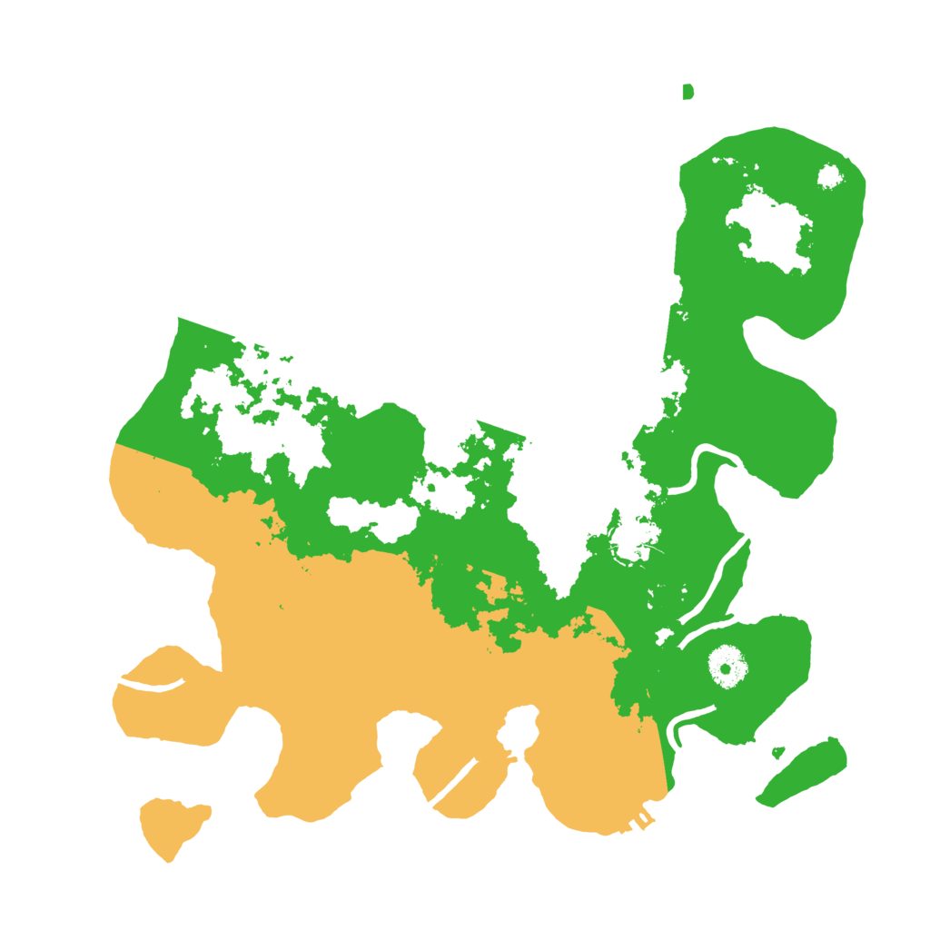Biome Rust Map: Procedural Map, Size: 3500, Seed: 1275740307
