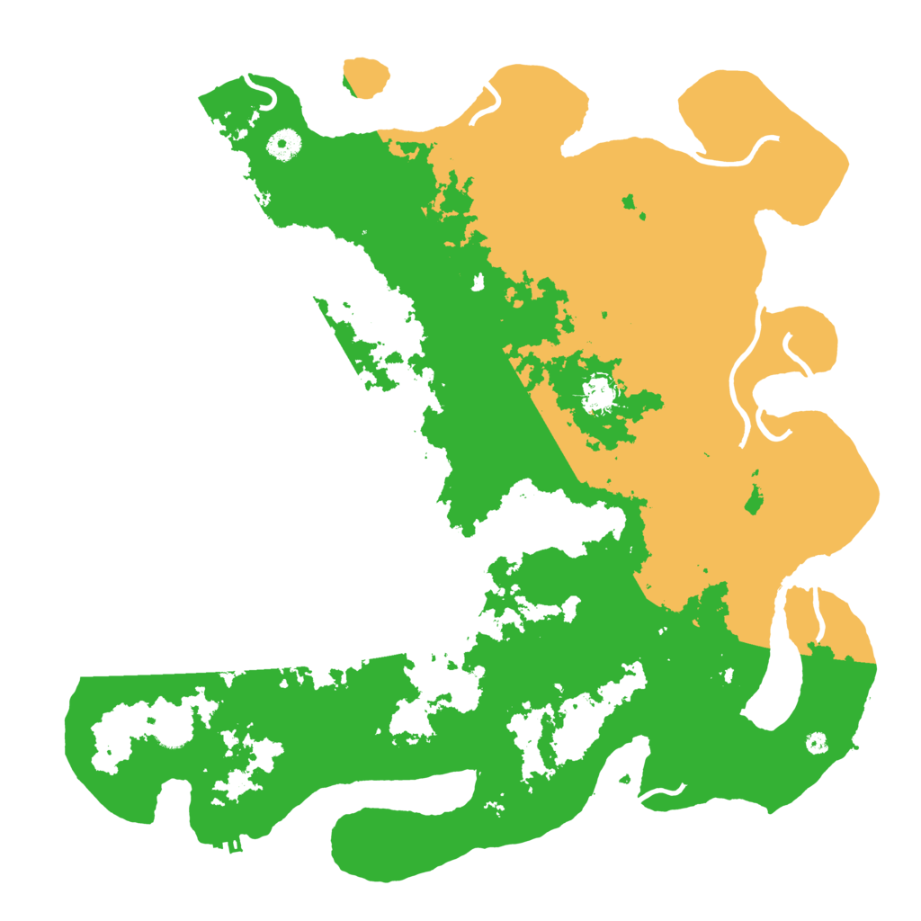 Biome Rust Map: Procedural Map, Size: 4300, Seed: 34222232