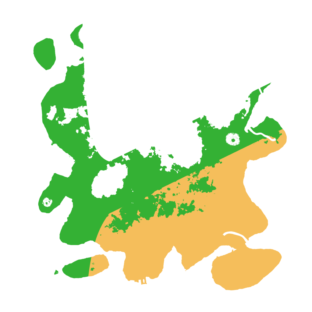 Biome Rust Map: Procedural Map, Size: 3500, Seed: 865810662