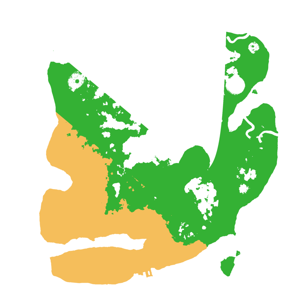 Biome Rust Map: Procedural Map, Size: 3000, Seed: 1315826155