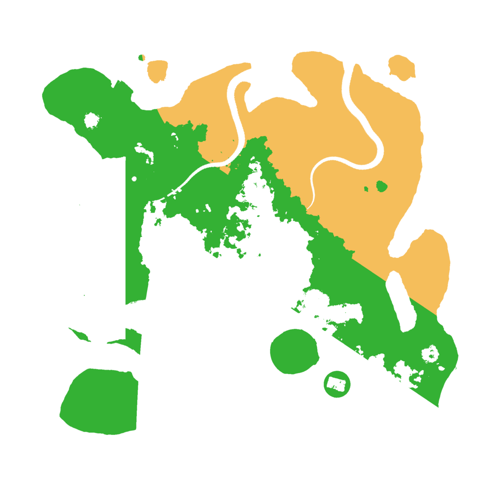 Biome Rust Map: Procedural Map, Size: 3000, Seed: 230198134