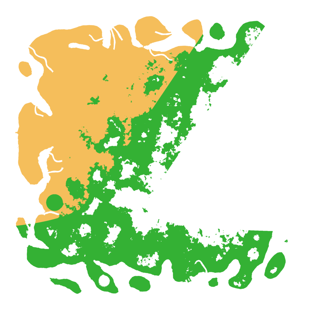 Biome Rust Map: Procedural Map, Size: 5000, Seed: 111283