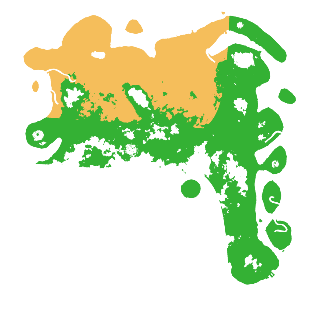 Biome Rust Map: Procedural Map, Size: 4500, Seed: 229