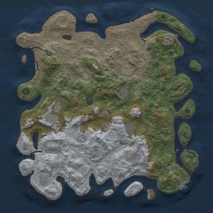 Thumbnail Rust Map: Procedural Map, Size: 4500, Seed: 229, 20 Monuments
