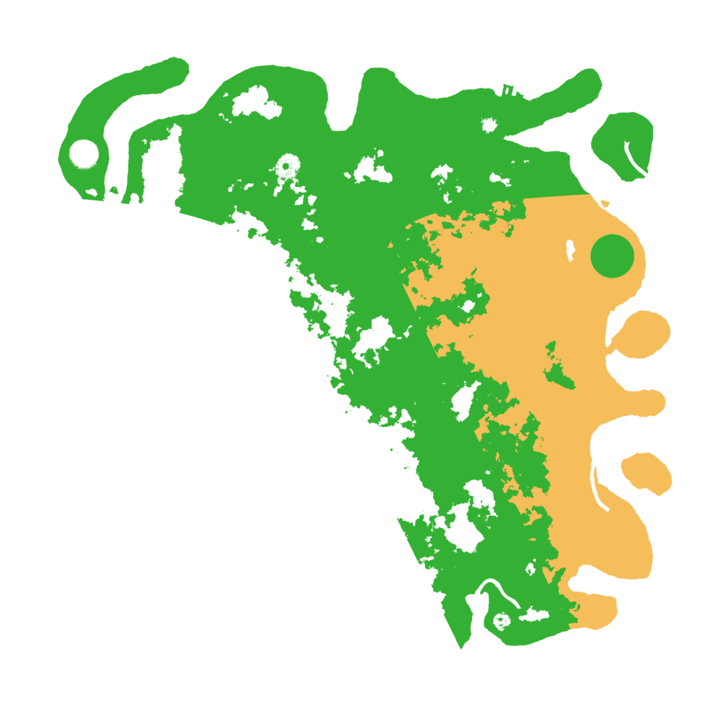 Biome Rust Map: Procedural Map, Size: 4350, Seed: 2003890694