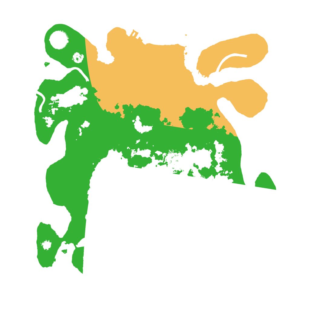 Biome Rust Map: Procedural Map, Size: 3000, Seed: 59574