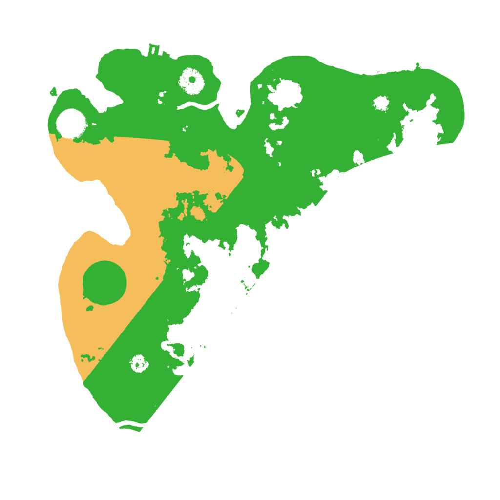 Biome Rust Map: Procedural Map, Size: 3000, Seed: 46274315