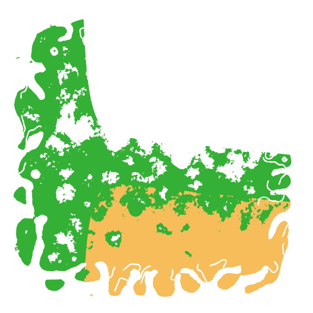 Biome Rust Map: Procedural Map, Size: 6000, Seed: 50701