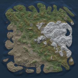 Thumbnail Rust Map: Procedural Map, Size: 5300, Seed: 1337, 20 Monuments