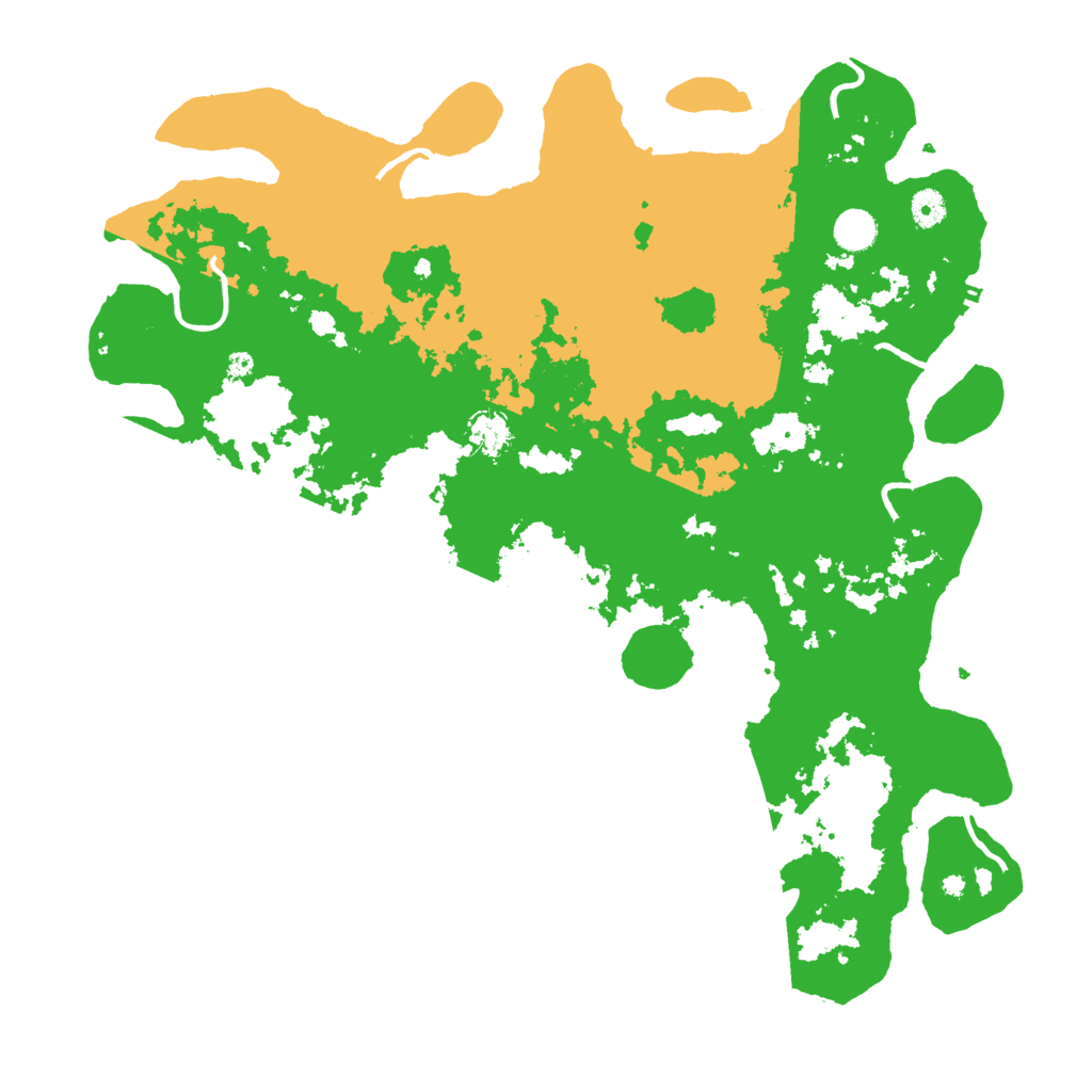 Biome Rust Map: Procedural Map, Size: 4500, Seed: 1505646519