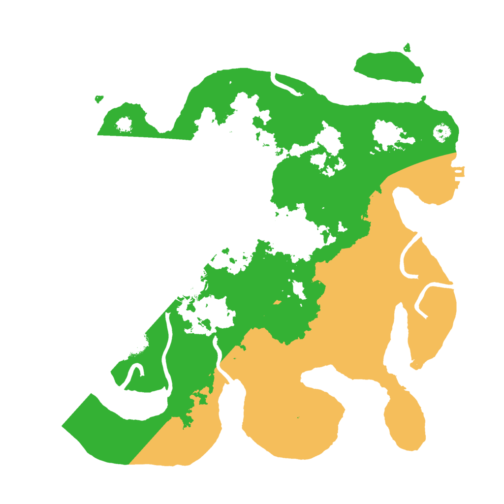 Biome Rust Map: Procedural Map, Size: 3000, Seed: 882041581