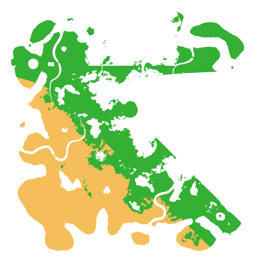 Biome Rust Map: Procedural Map, Size: 4500, Seed: 853255785