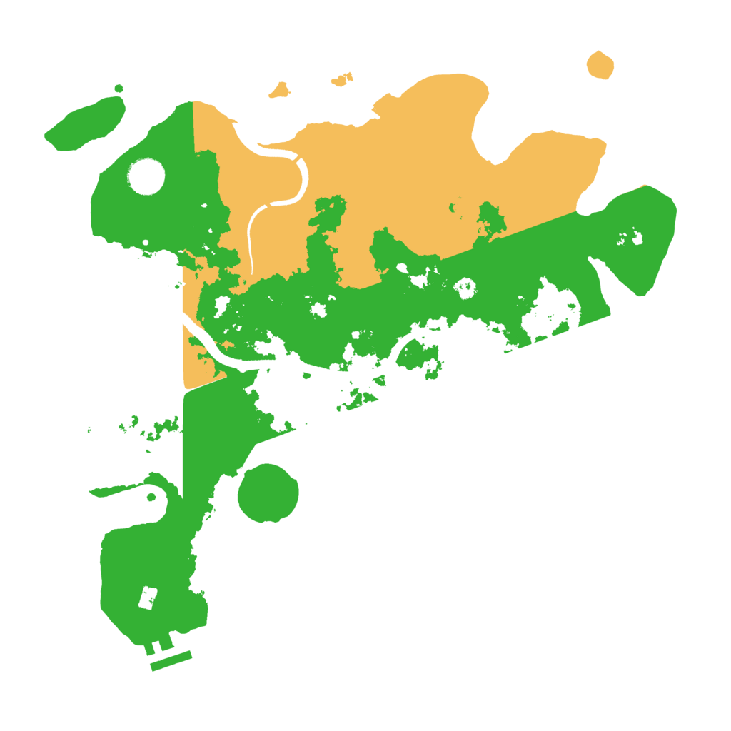 Biome Rust Map: Procedural Map, Size: 3500, Seed: 63733089