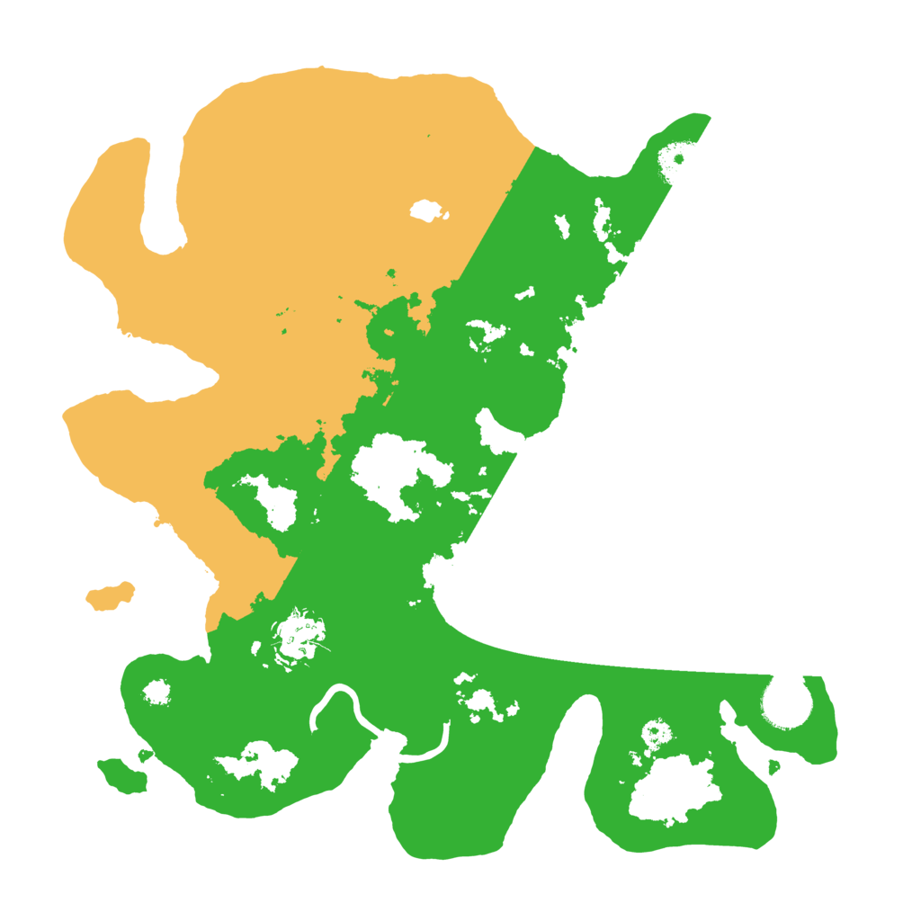 Biome Rust Map: Procedural Map, Size: 3200, Seed: 1006226