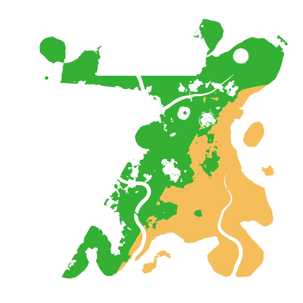 Biome Rust Map: Procedural Map, Size: 3500, Seed: 1652562353