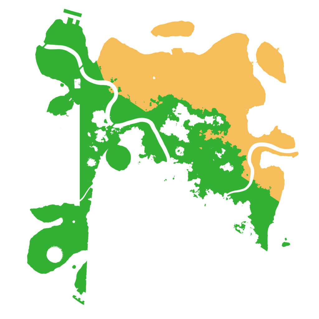 Biome Rust Map: Procedural Map, Size: 3500, Seed: 1175813387