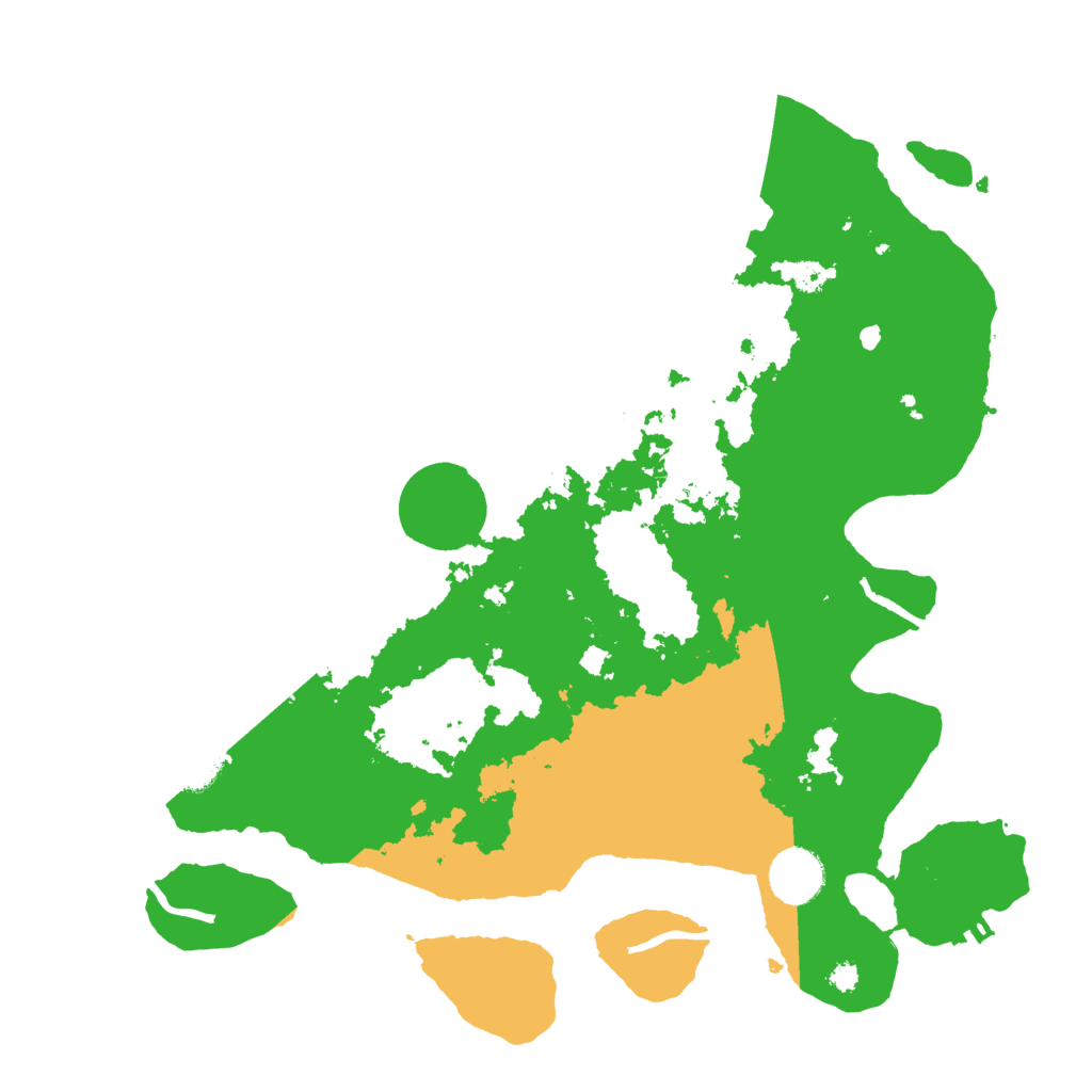 Biome Rust Map: Procedural Map, Size: 3500, Seed: 1597353511