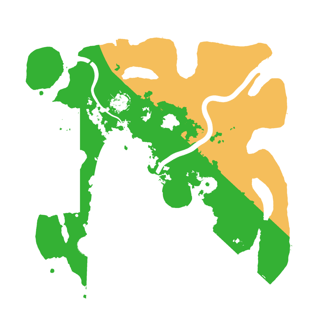 Biome Rust Map: Procedural Map, Size: 3000, Seed: 3567