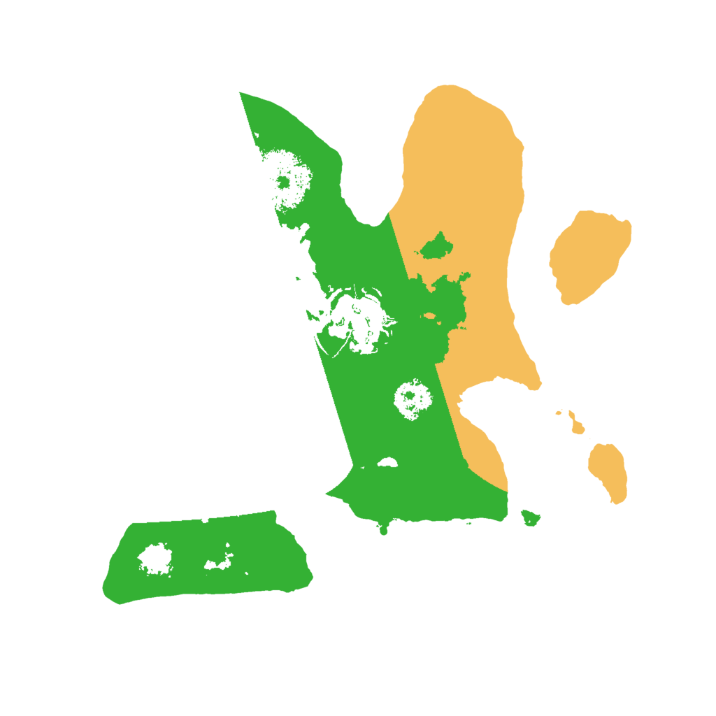 Biome Rust Map: Procedural Map, Size: 2000, Seed: 728931499