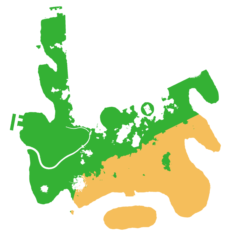 Biome Rust Map: Procedural Map, Size: 3000, Seed: 492353929