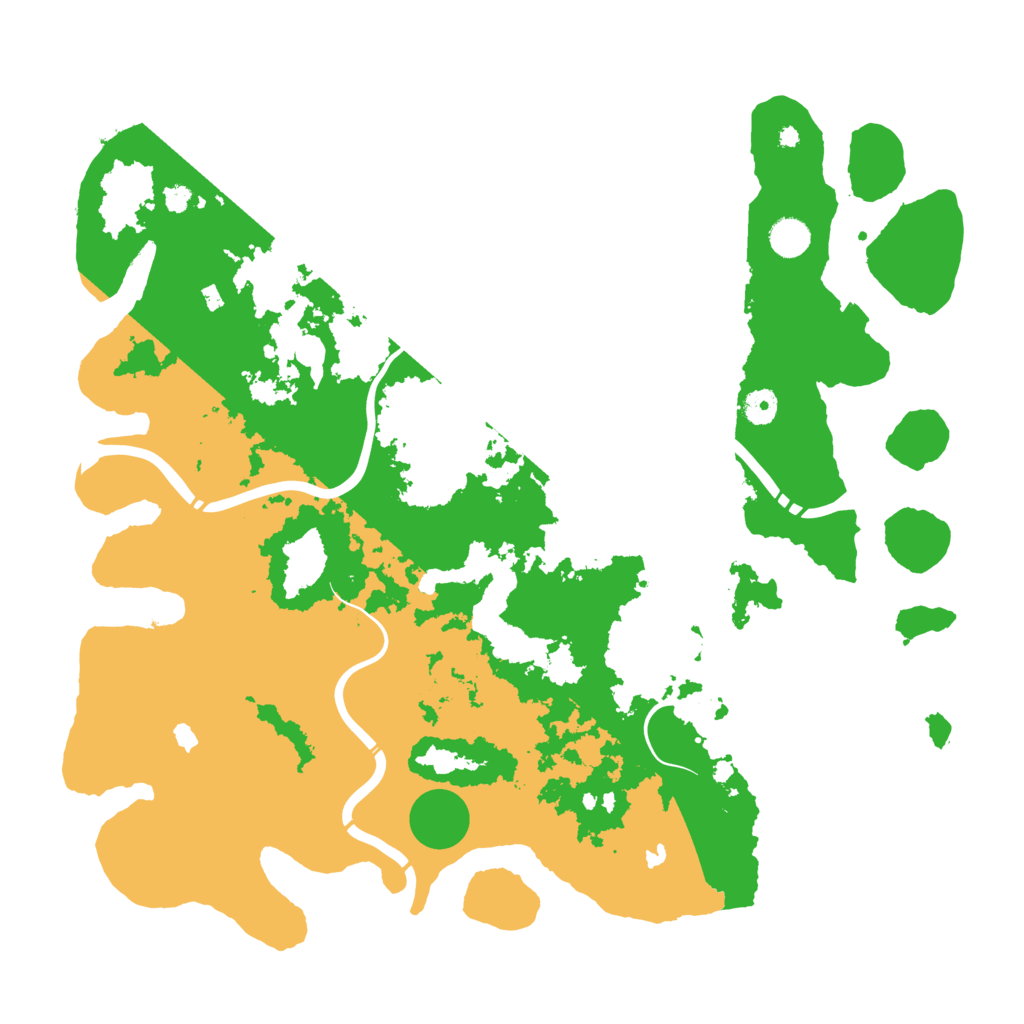 Biome Rust Map: Procedural Map, Size: 4500, Seed: 587589264