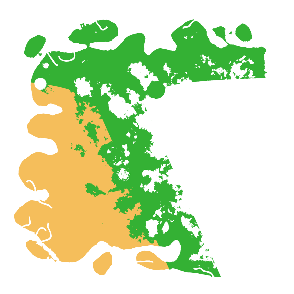 Biome Rust Map: Procedural Map, Size: 4500, Seed: 8040