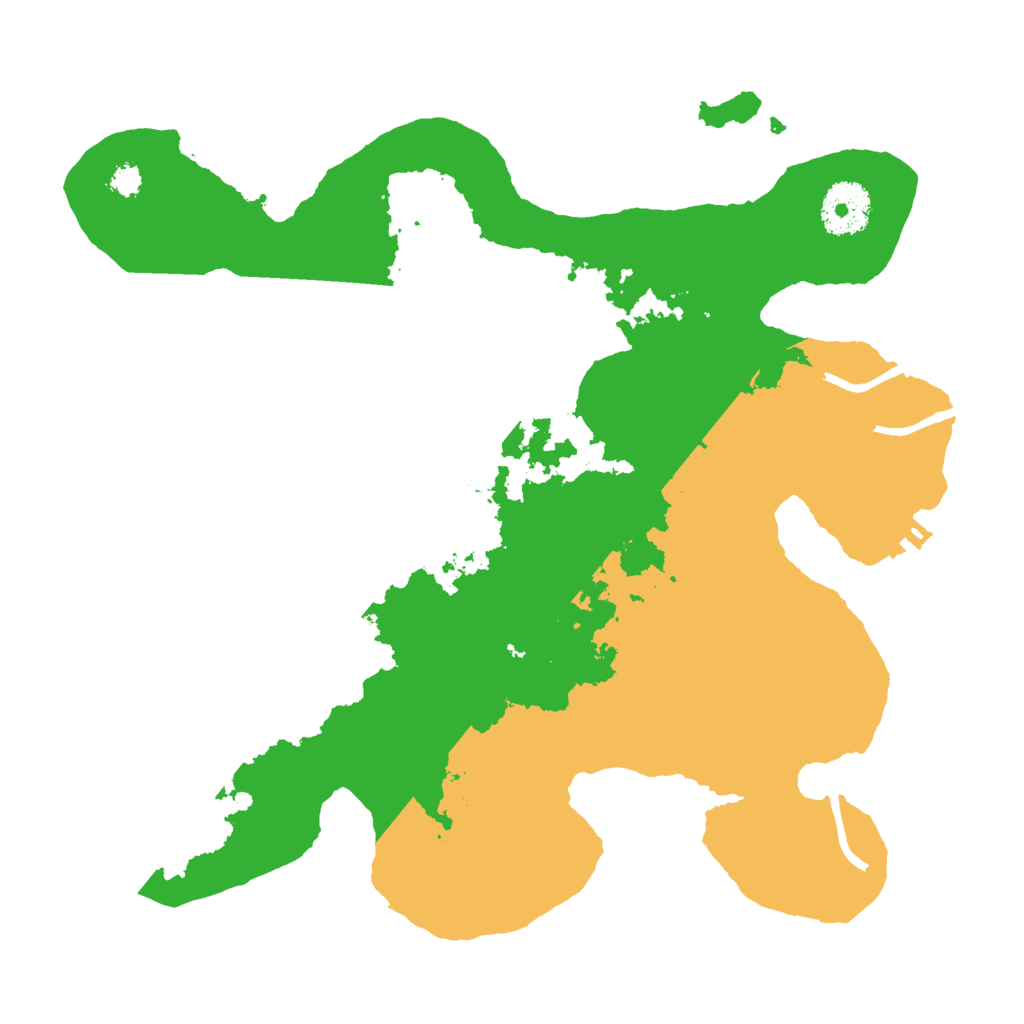 Biome Rust Map: Procedural Map, Size: 3000, Seed: 151026655