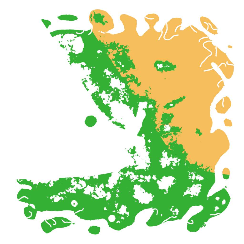 Biome Rust Map: Procedural Map, Size: 6000, Seed: 991668030