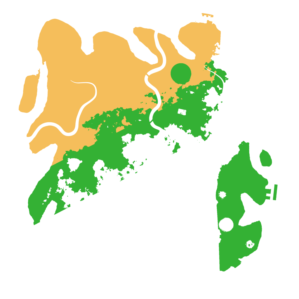 Biome Rust Map: Procedural Map, Size: 3850, Seed: 1131090400