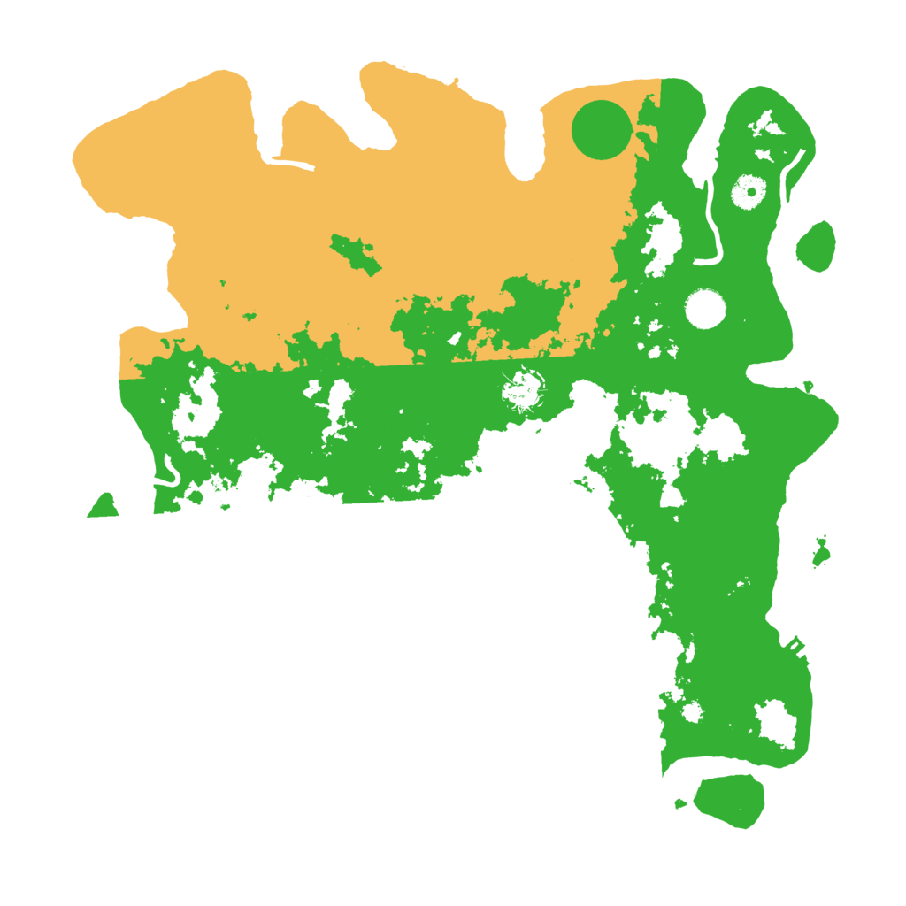 Biome Rust Map: Procedural Map, Size: 4000, Seed: 54083