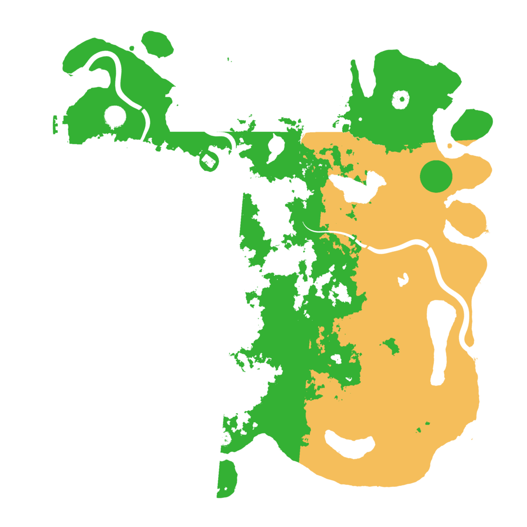 Biome Rust Map: Procedural Map, Size: 4300, Seed: 54973426