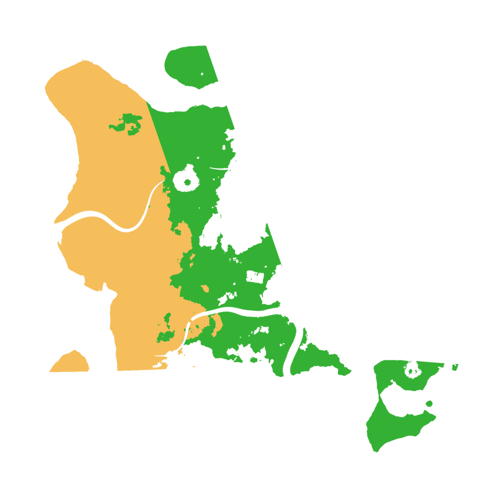 Biome Rust Map: Procedural Map, Size: 3100, Seed: 403308420