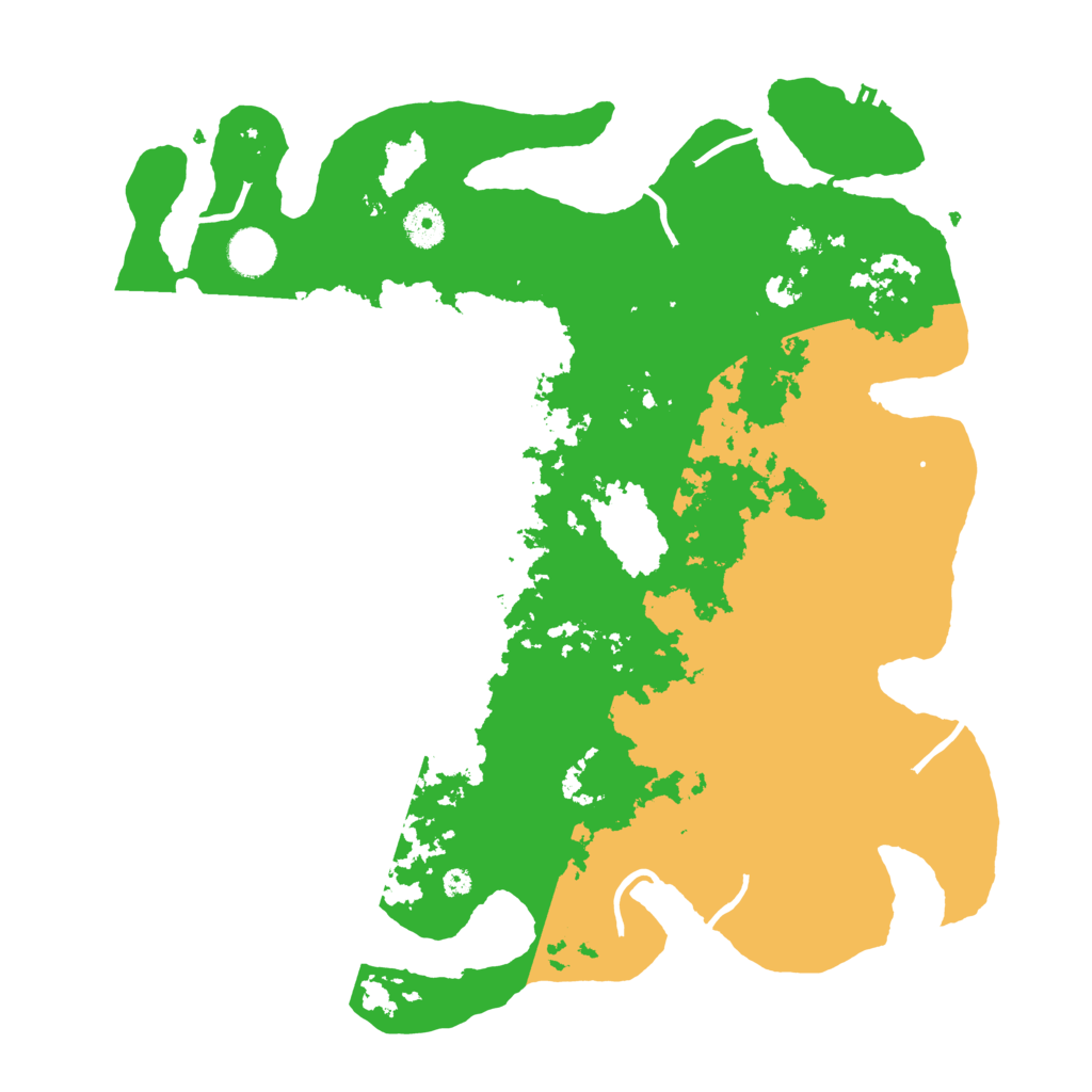 Biome Rust Map: Procedural Map, Size: 3950, Seed: 841319232
