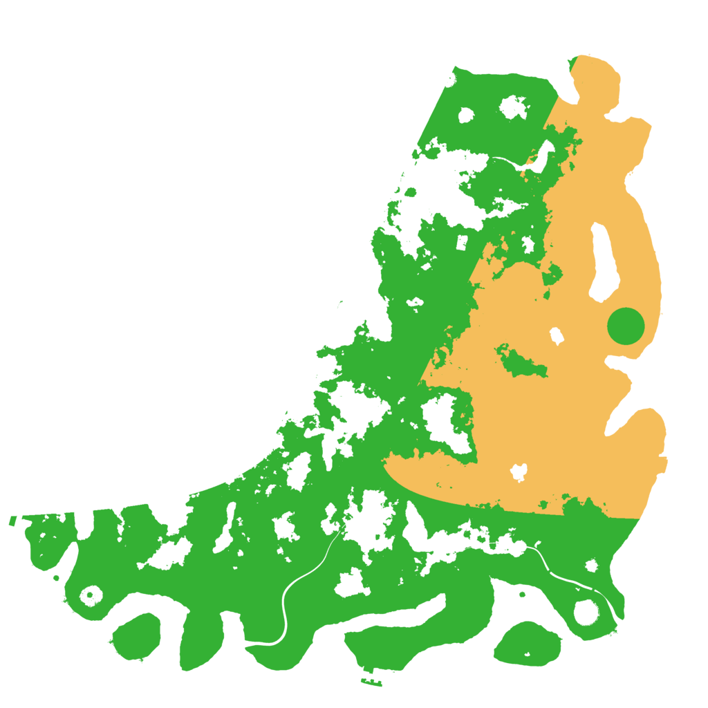 Biome Rust Map: Procedural Map, Size: 5000, Seed: 8311977