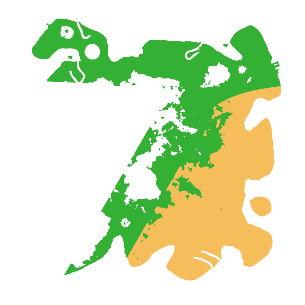 Biome Rust Map: Procedural Map, Size: 3500, Seed: 938010591