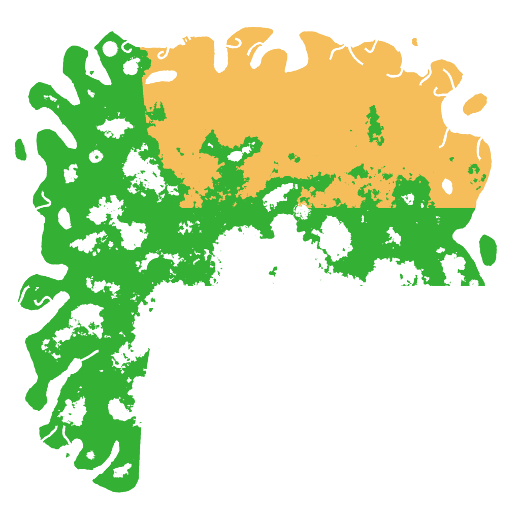 Biome Rust Map: Procedural Map, Size: 6000, Seed: 4157070
