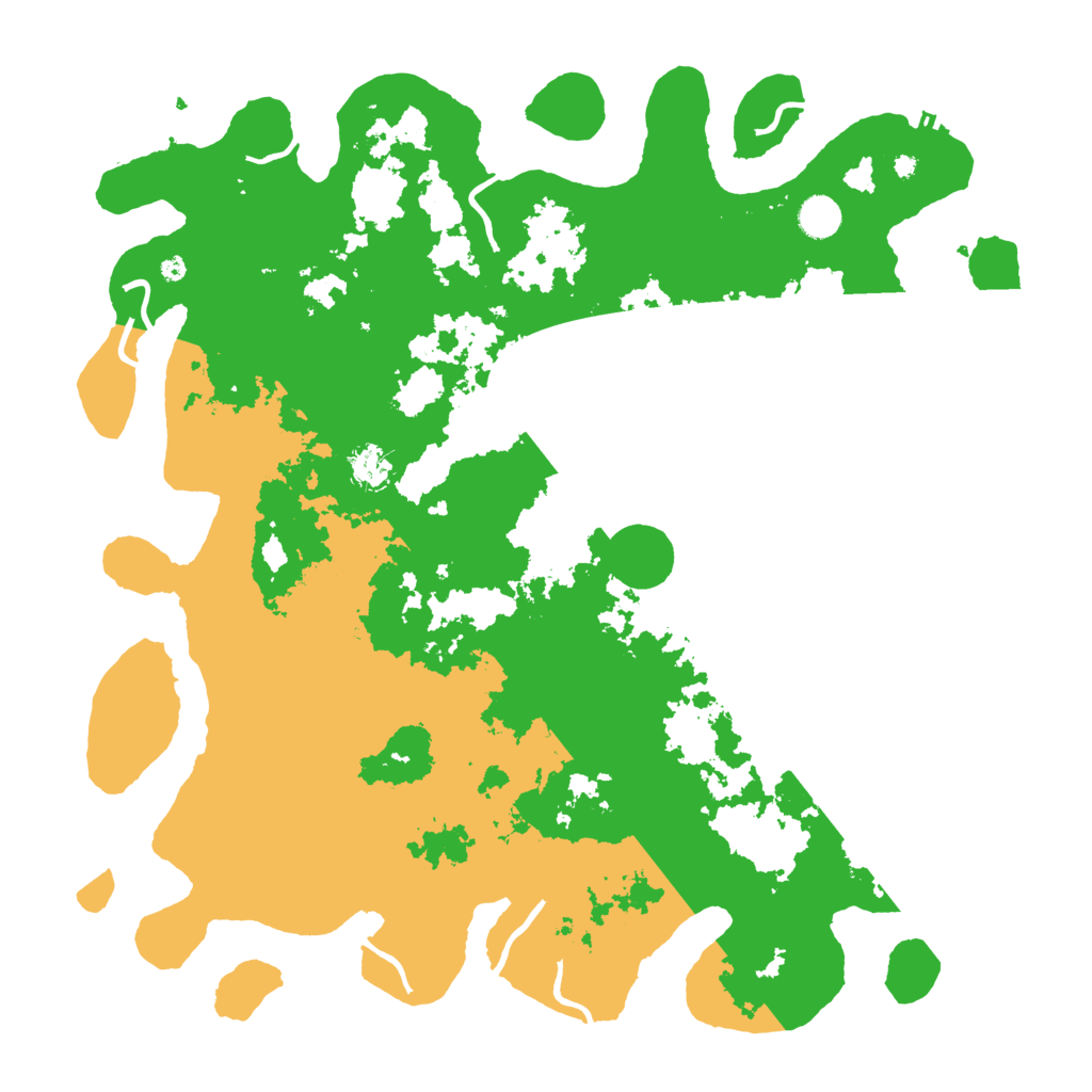 Biome Rust Map: Procedural Map, Size: 4500, Seed: 605330705